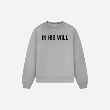 IN HIS WILL CREW (GREY/BLACK)