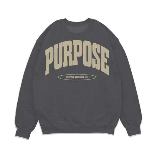 PURPOSE X PROMISE CREW (CHARCOAL)