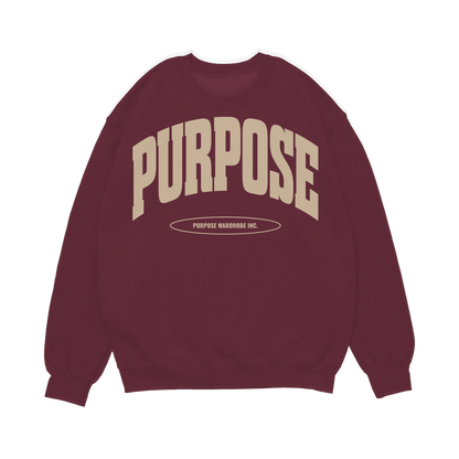 PURPOSE X PROMISE CREW (MAROON)