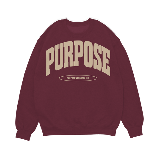 PURPOSE X PROMISE CREW (MAROON)